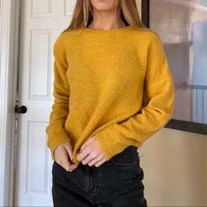 yellow forever 21 sweater